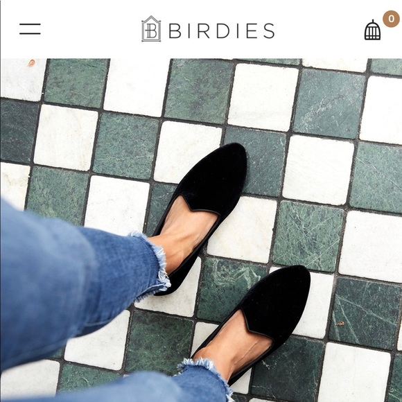 Birdies Shoes - Birdies black flats - the heron
